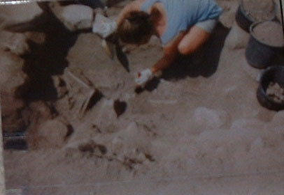 Me on an archaeological dig in 1989