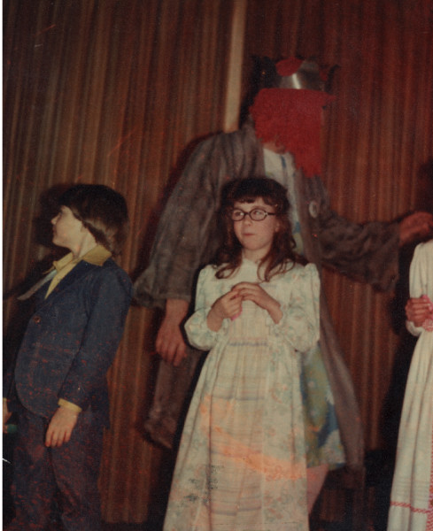 Me in 1977 before winning a balloon blowing contest - check out the clothing!